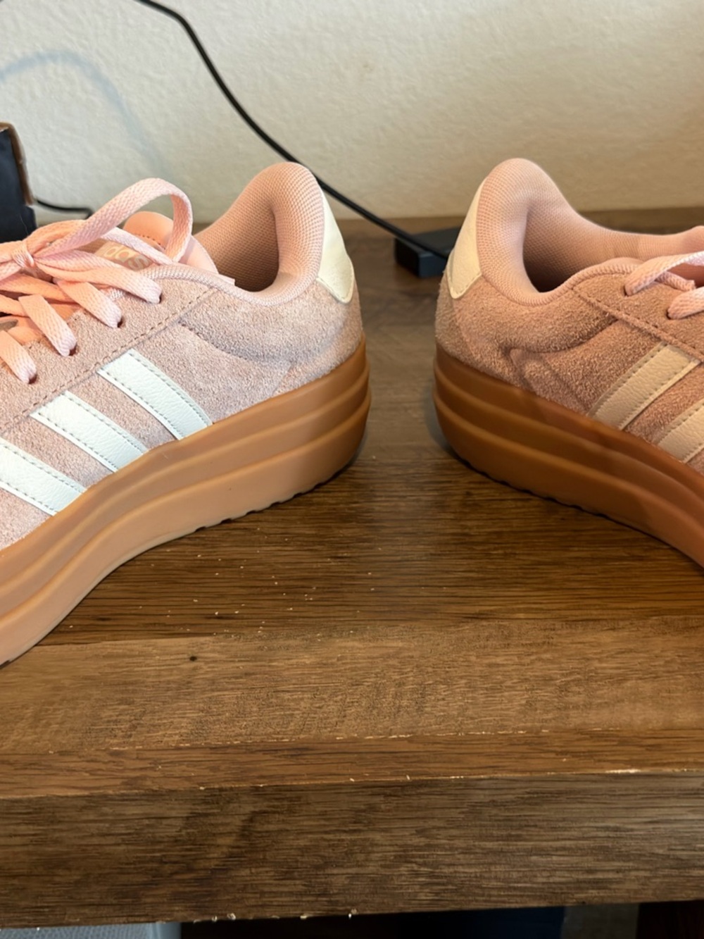 Worn twice! Adidas VL Court Bold Sneaker - Women's - Picture 6 of 6